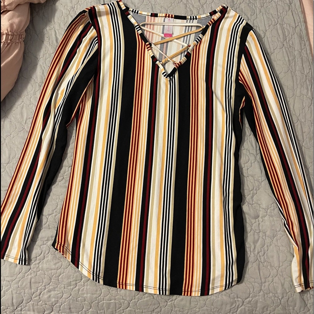 No boundaries, multi striped, women lg